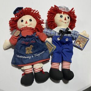 Hasbro Raggedy Ann & Andy 16" Dolls by Aurora Understanding & Forgiveness Ann